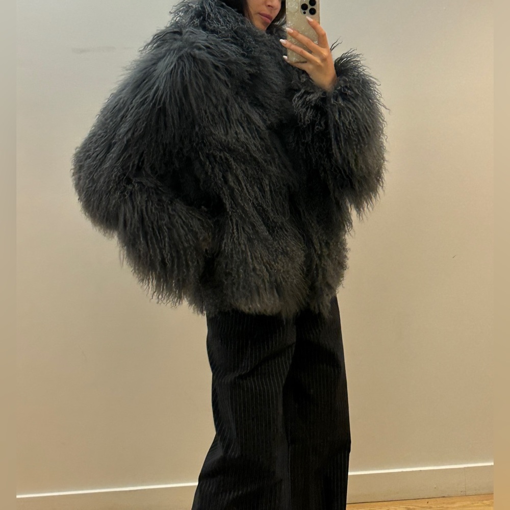 Real shearling jacket - Picture 3 of 5
